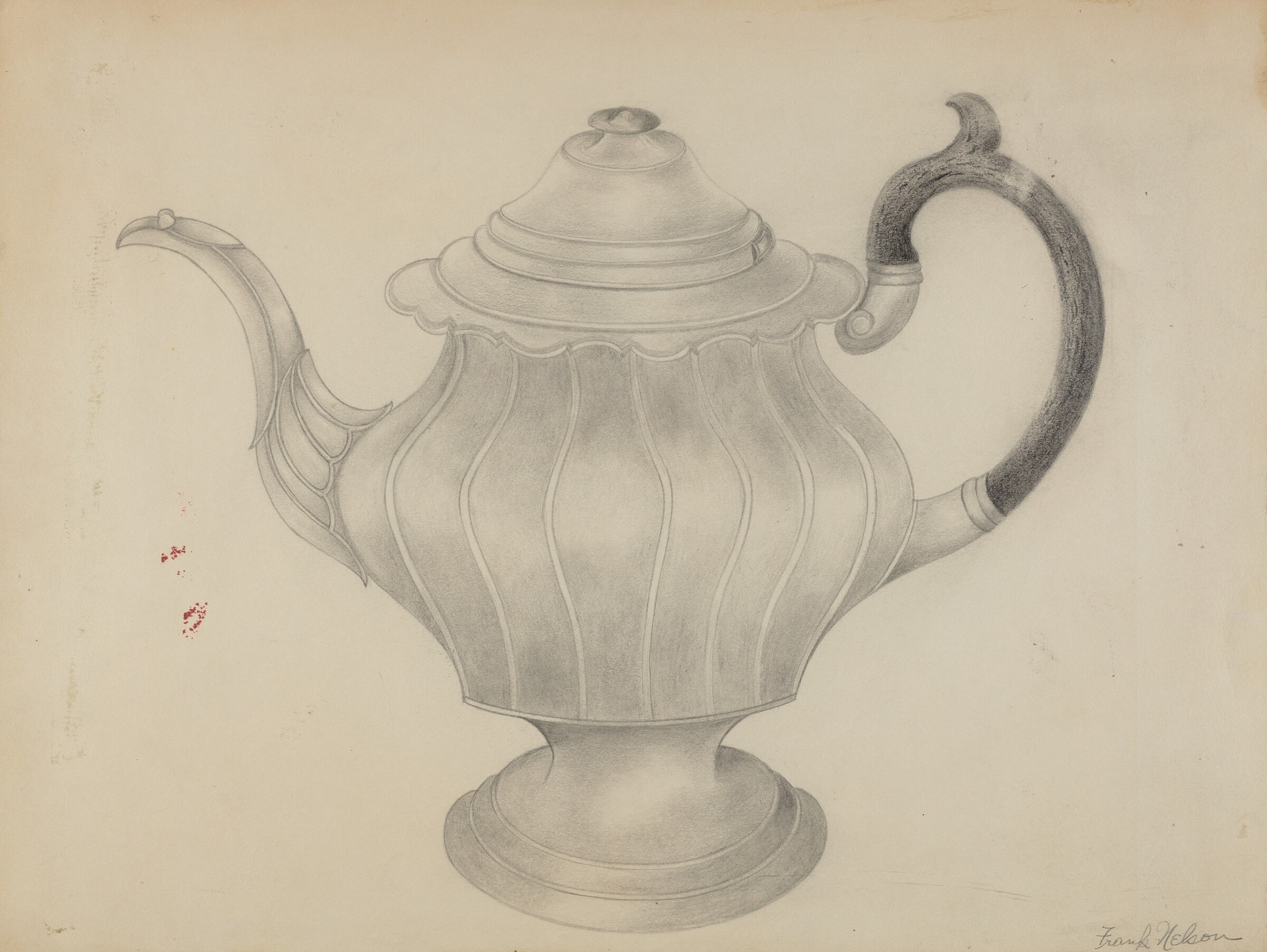 Pewter Teapot, Frank Nelson, 1935/1942