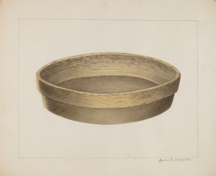 Pottery Flat Bowl