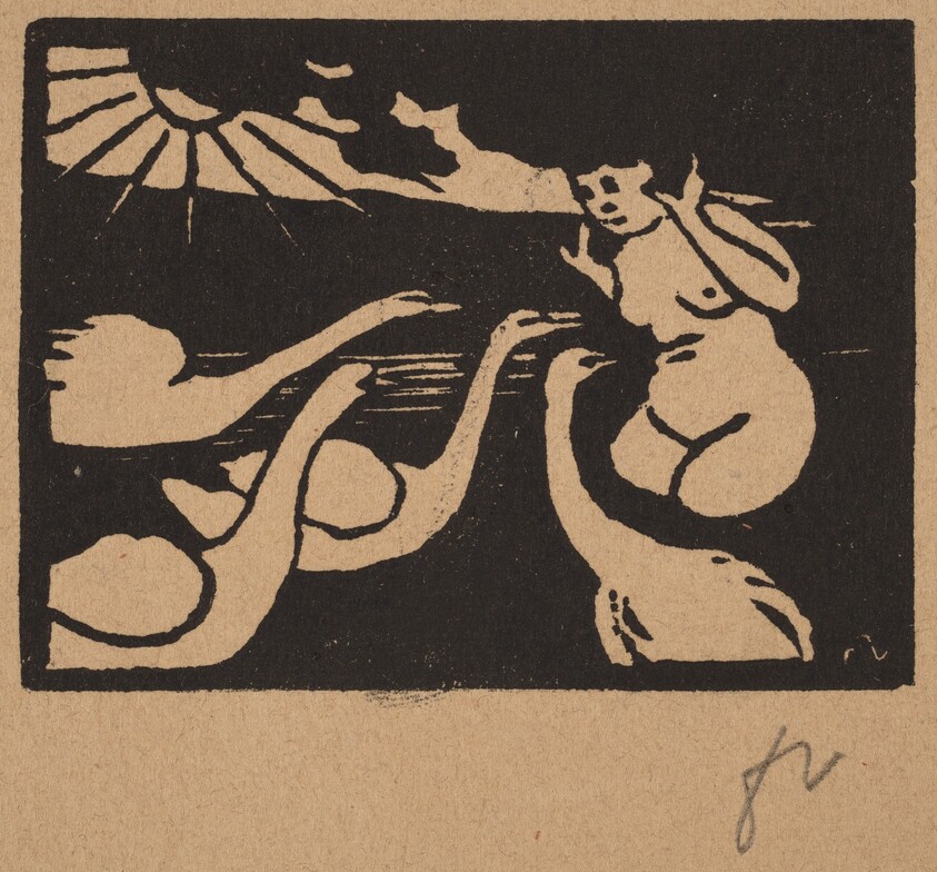 Bather with Swans (La baigneuse aux cygnes)