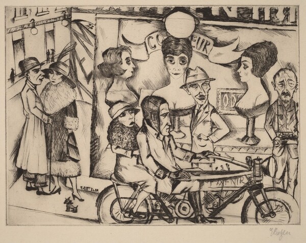 At the Hairdresser's