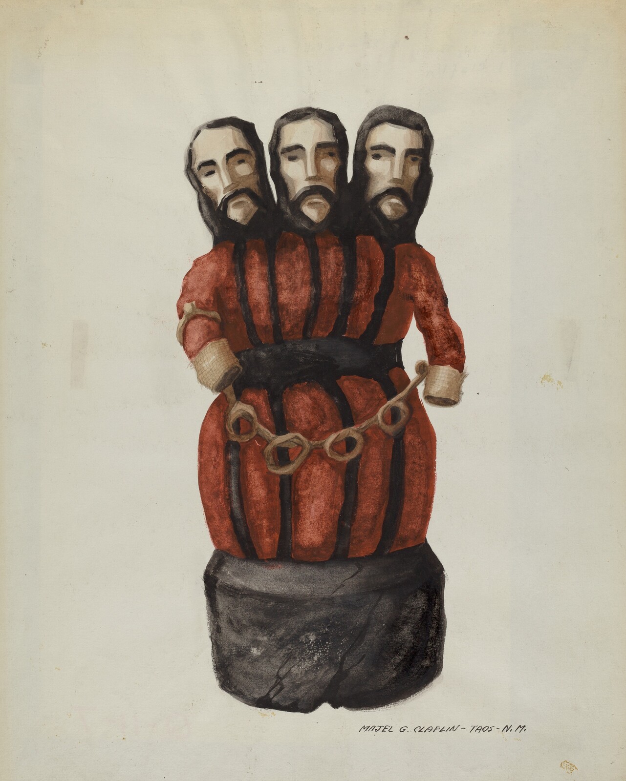 Bulto:"Holy Trinity", Majel G. Claflin, ок. 1937