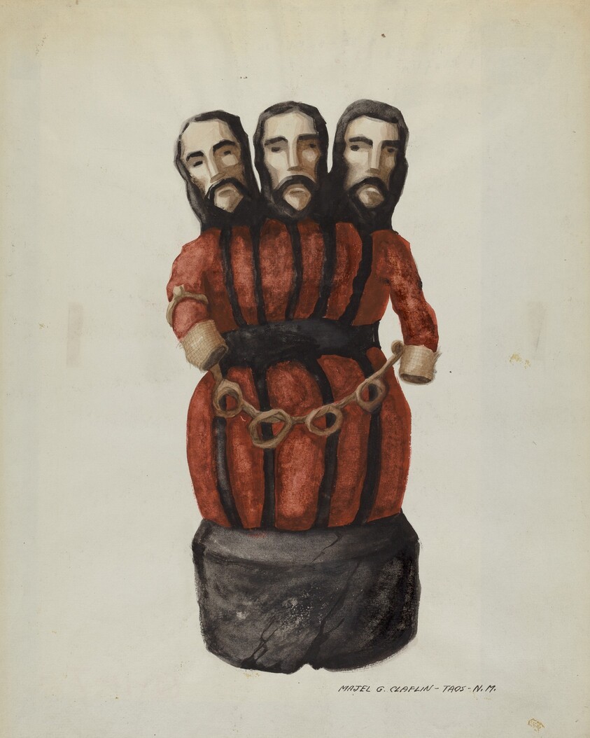 Bulto:"Holy Trinity"