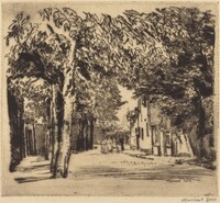 Heath Brow, Hampstead, Muirhead Bone, 1906