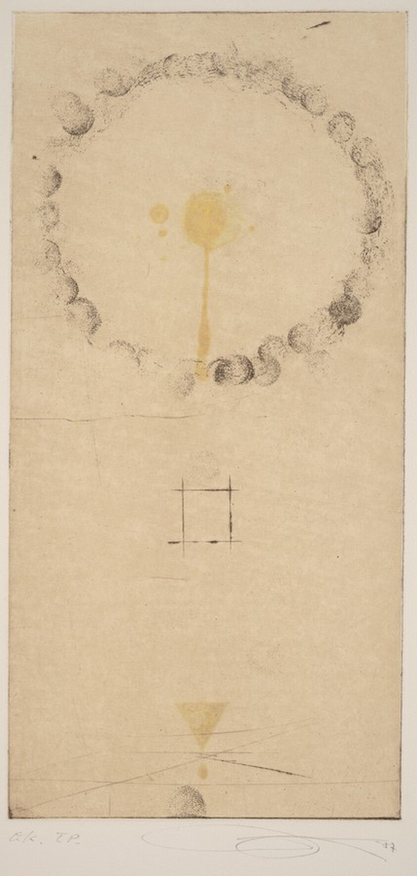 Between Vertical and Horizon -- Descended Triangle (Well 3)