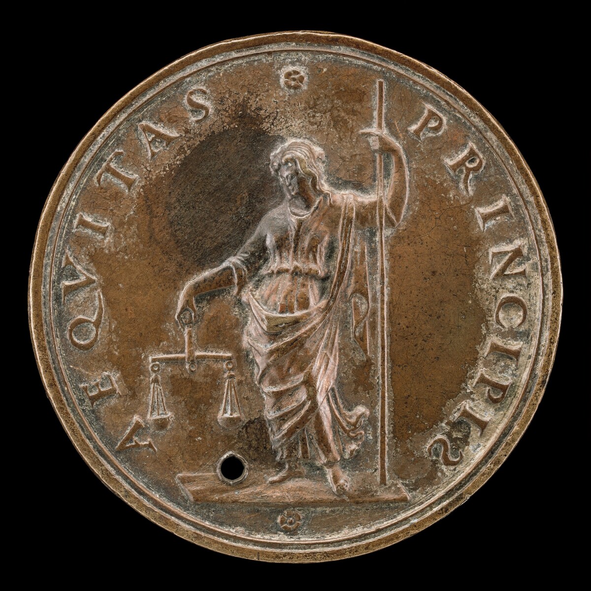 Equity Holding Scales and Scepter [reverse]