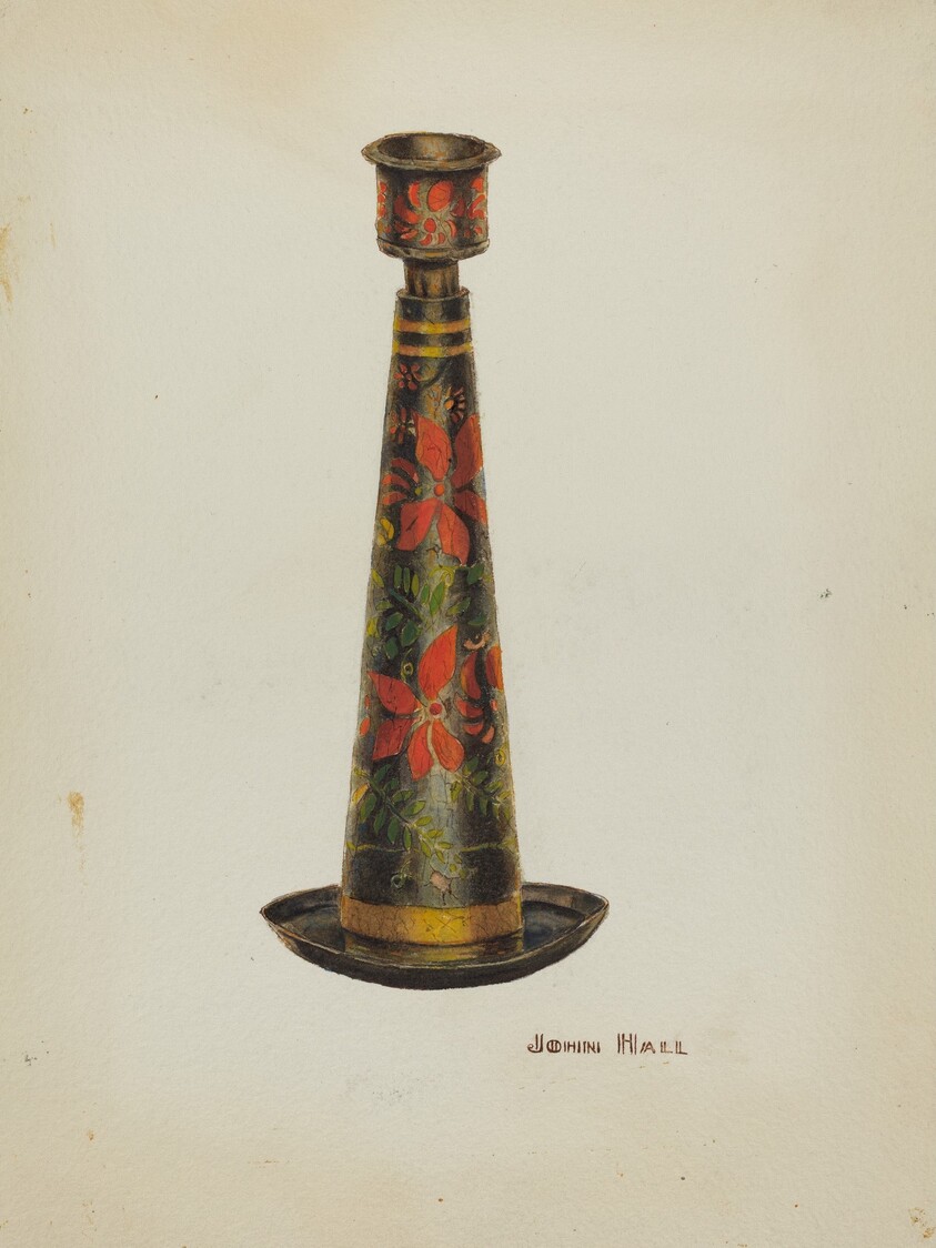 Toleware Candlestick