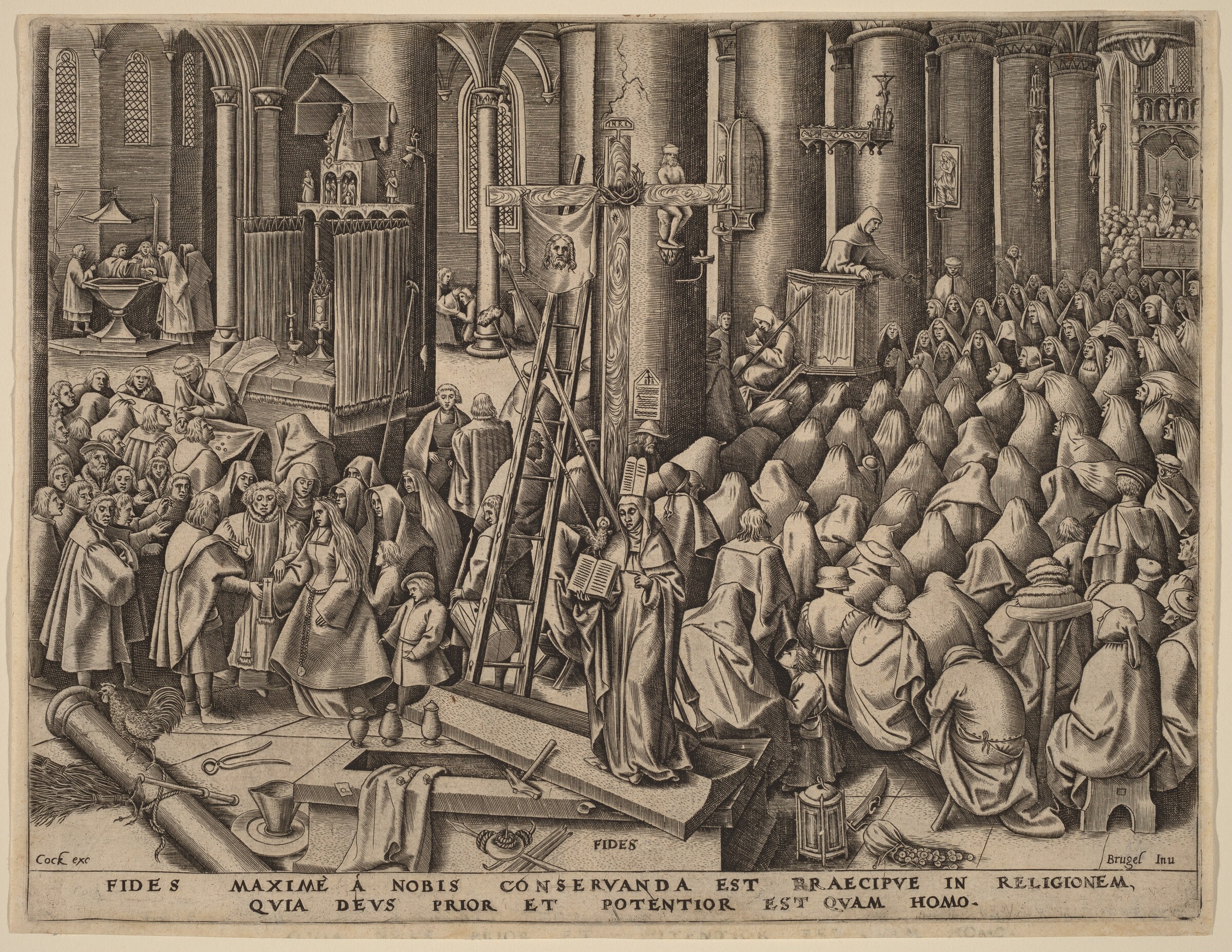 Faith, Philip Galle after Pieter Bruegel the Elder, published 1559