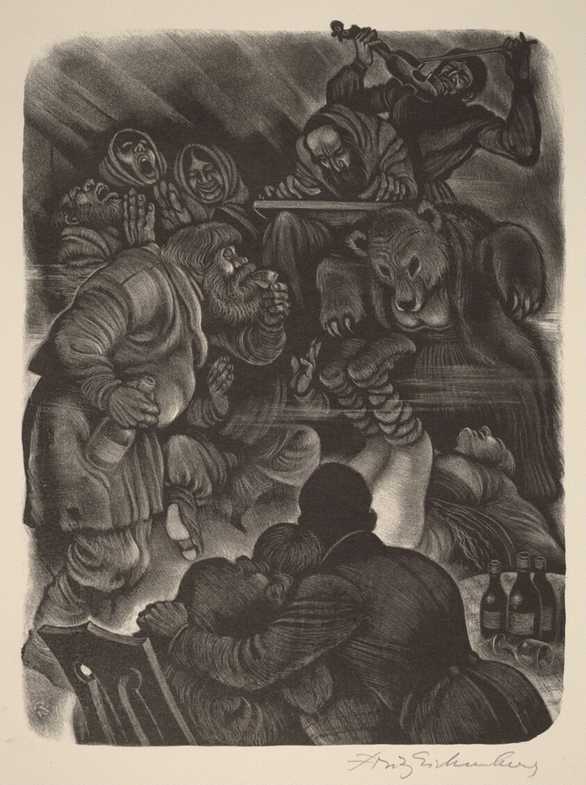 The Orgy (Book VIII: Mitya, facing p.336)