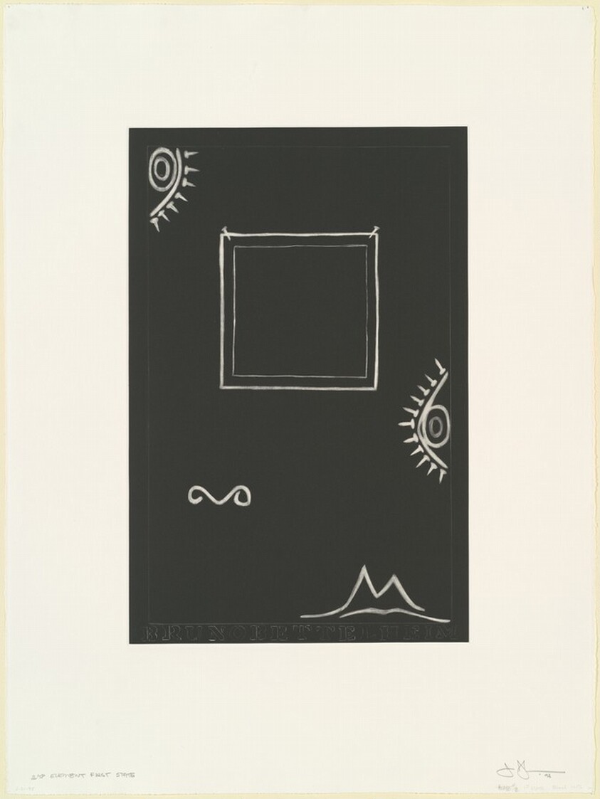 Untitled (White Mezzotint) [state proof of 1st state]