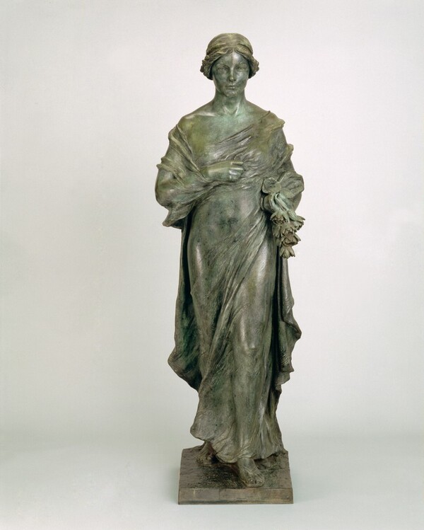 Girl with Water Lilies