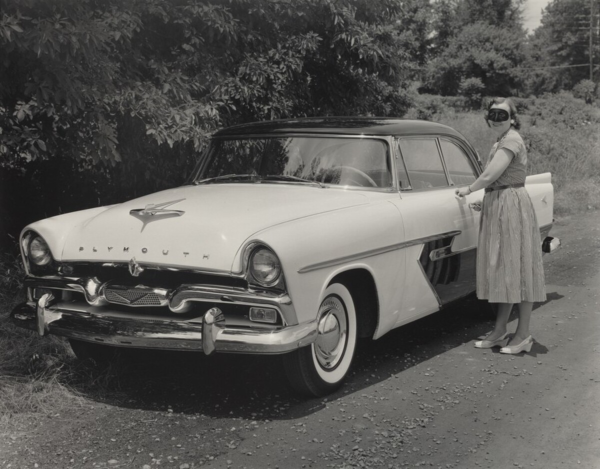 Woman with Plymouth Belvedere, Louisville, Kentucky