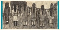 Untitled (Figures Seen from Behind), James Castle, n.d.
