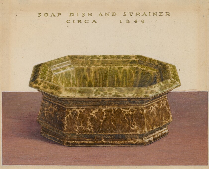 Soap Dish and Strainer