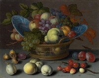 Basket of Fruits, Balthasar van der Ast, c. 1622