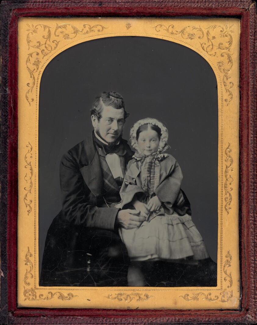 Portrait of a Man and a Girl