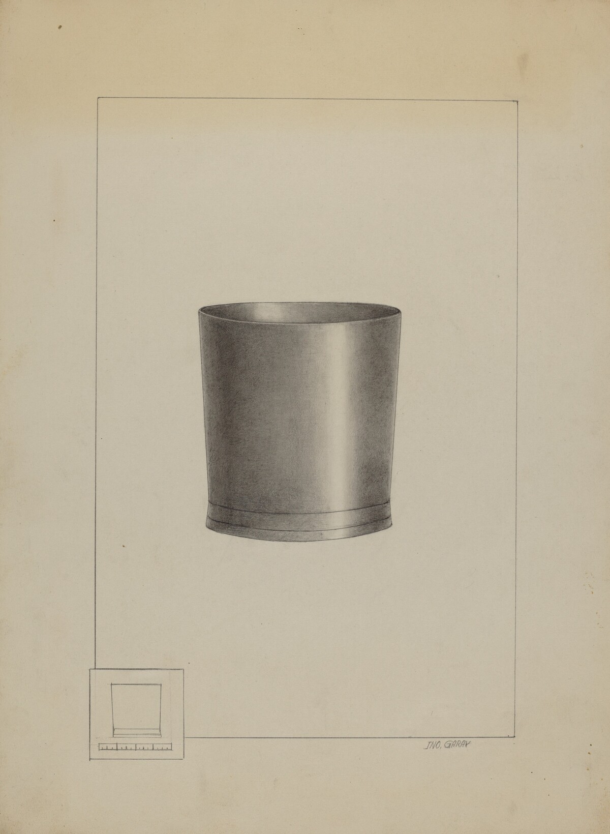 Pewter Beaker