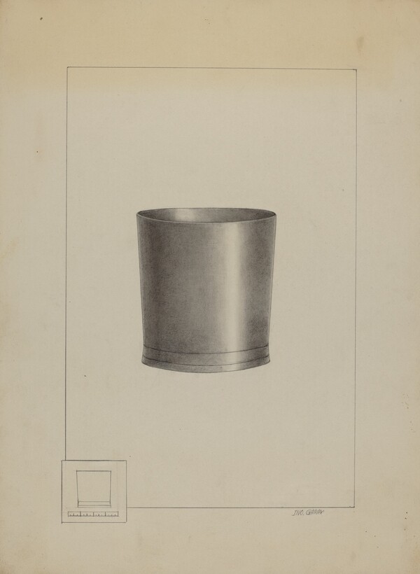 Pewter Beaker