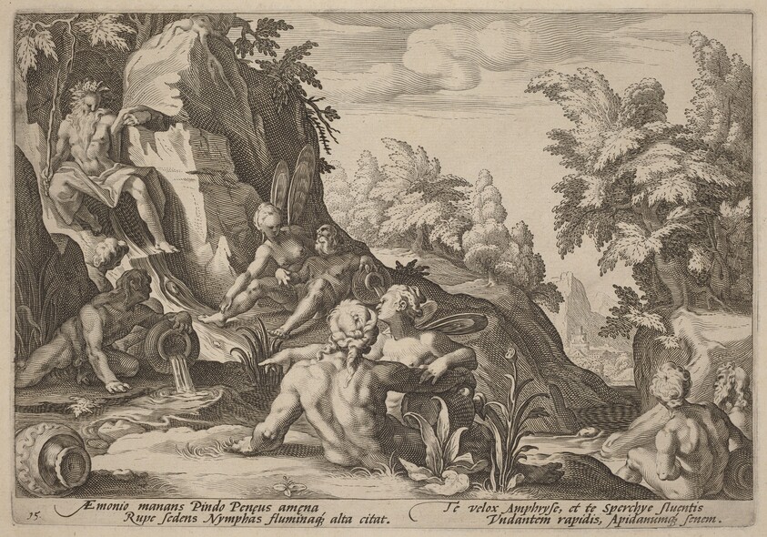 The River God Peneus Surrounded by Other Divinities