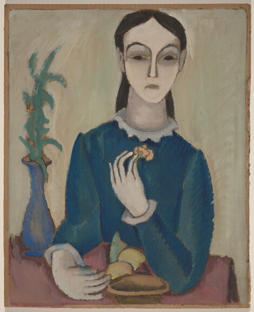Girl with Flowers