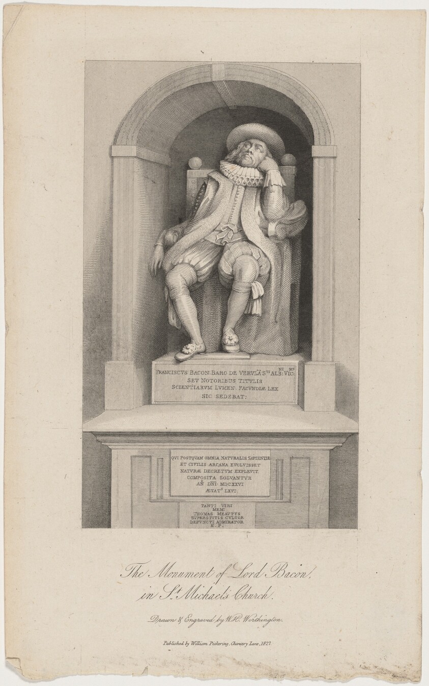 Monument of Lord Bacon in Saint Michael's Church