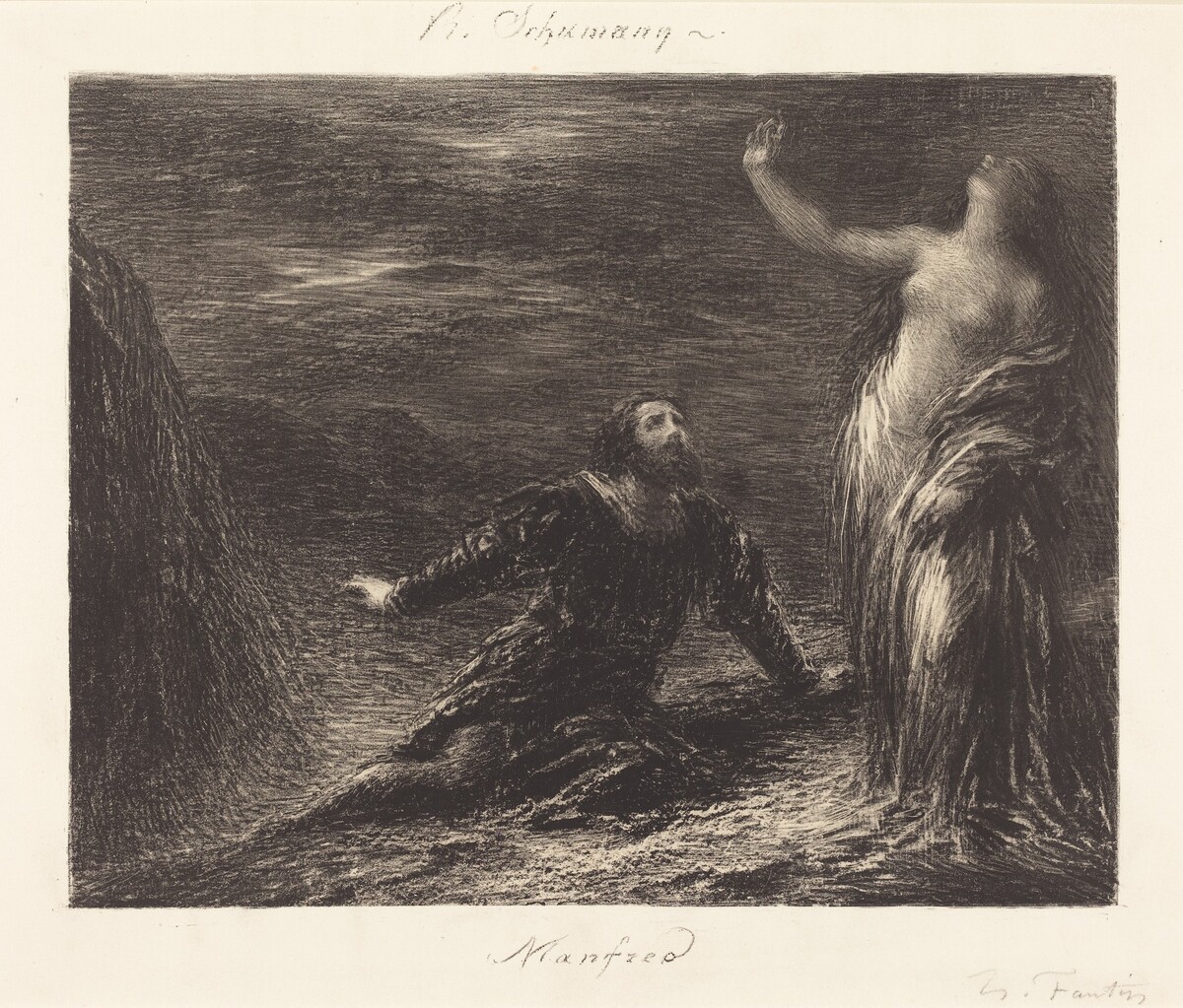 Manfred and Astarte (2nd plate)