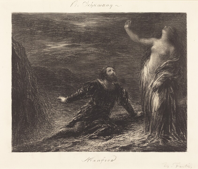 Manfred and Astarte (2nd plate)