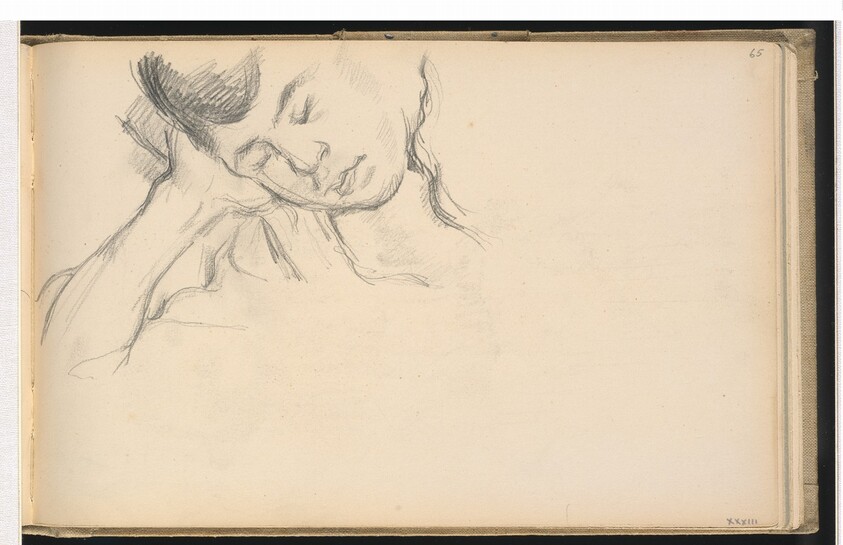 Figure Resting Head on Hand
