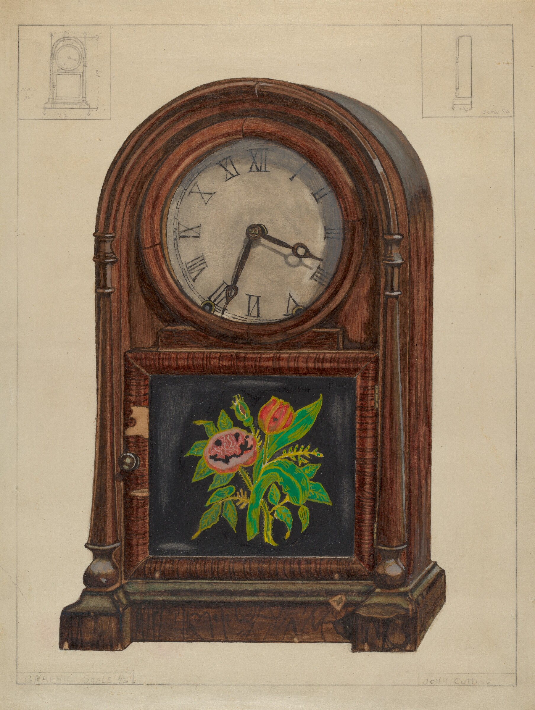 Mantle Clock, John Cutting, c. 1936