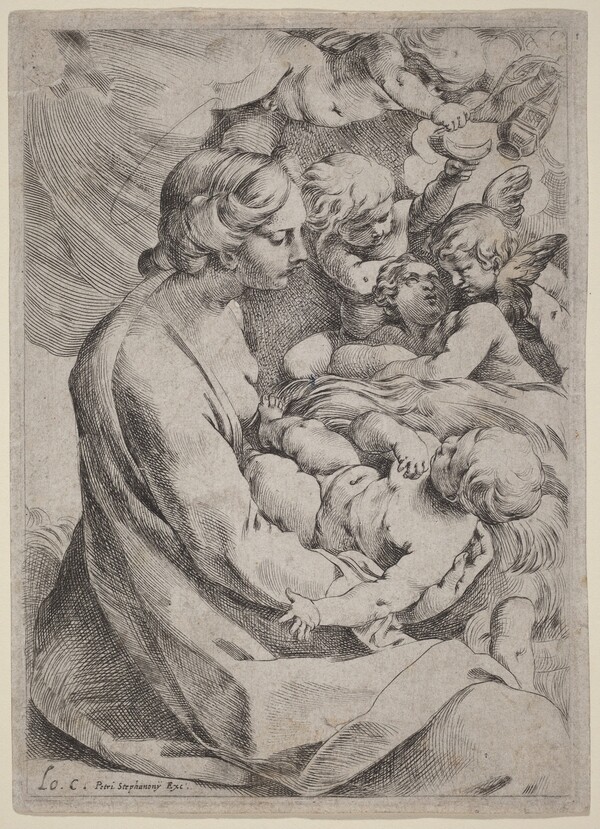Madonna and Child with Angels