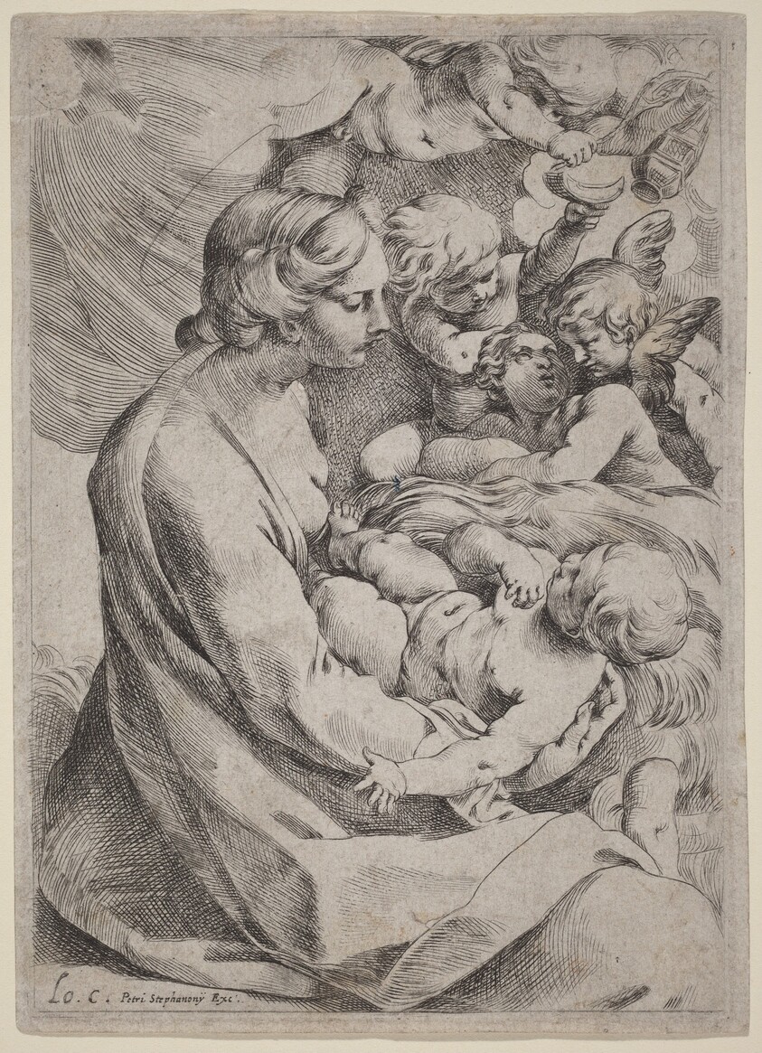Madonna and Child with Angels