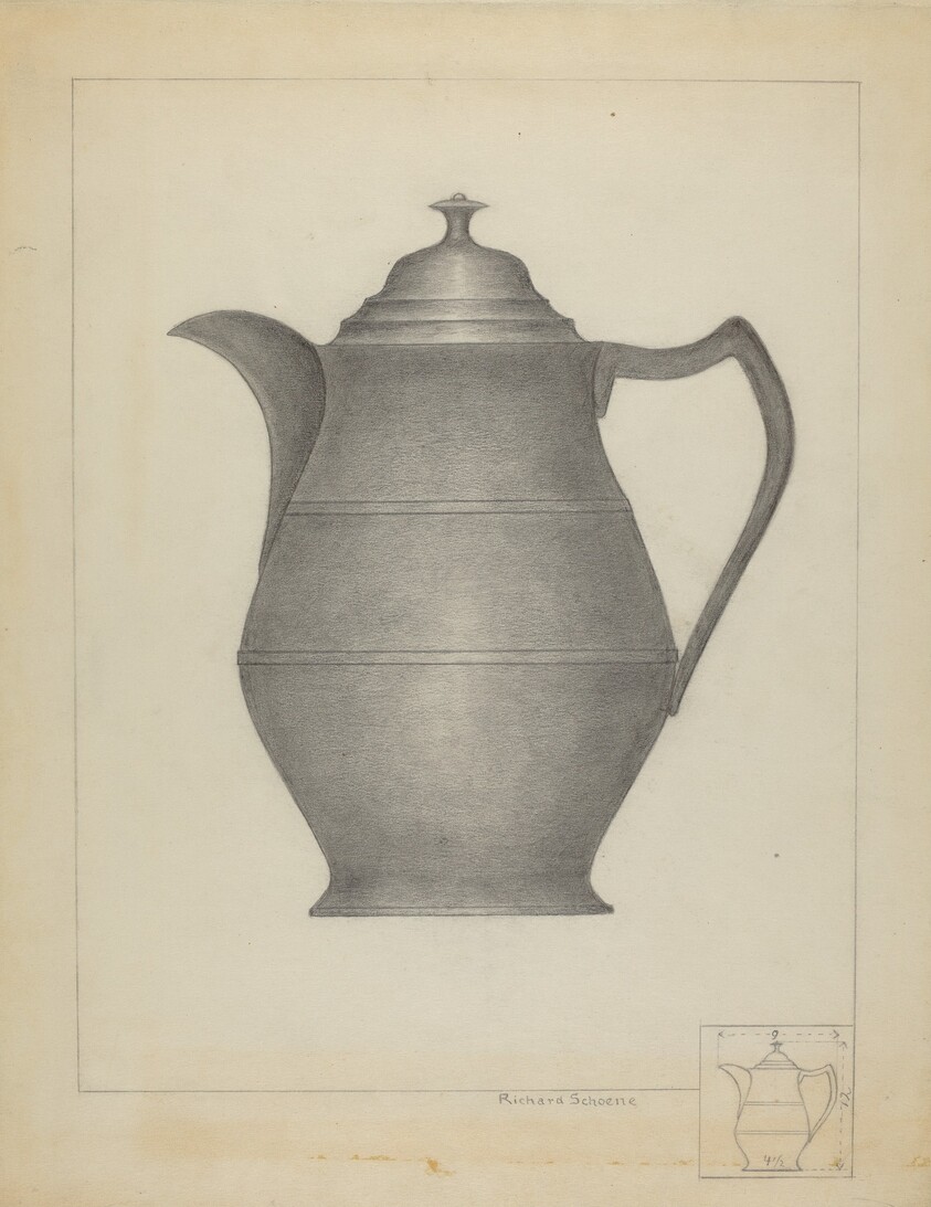 Pewter Pitcher
