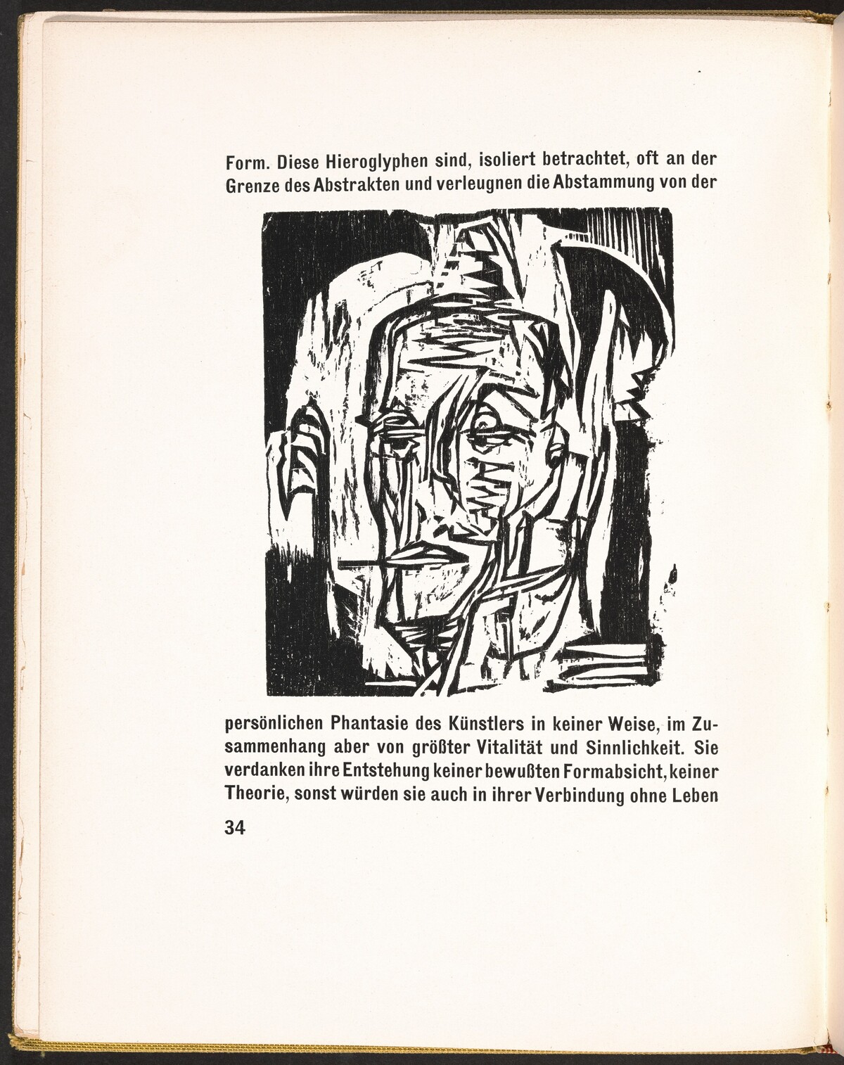 In-text plate from Kirchner Zeichnungen (Kirchner Drawings)
