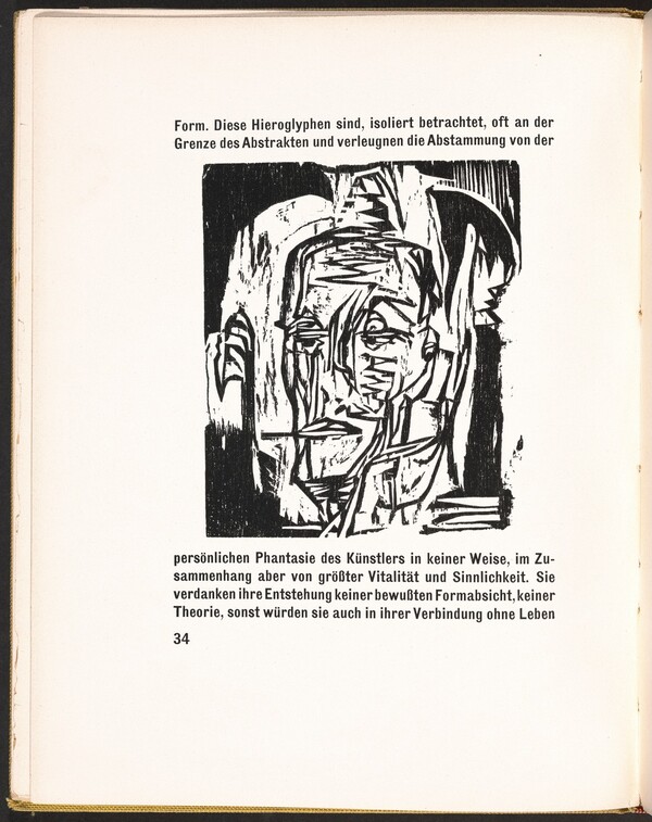 In-text plate from Kirchner Zeichnungen (Kirchner Drawings)