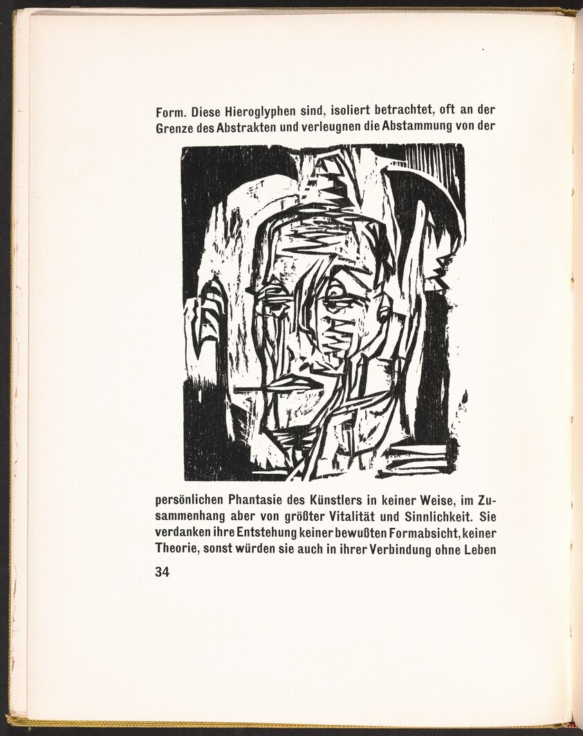 In-text plate from Kirchner Zeichnungen (Kirchner Drawings)