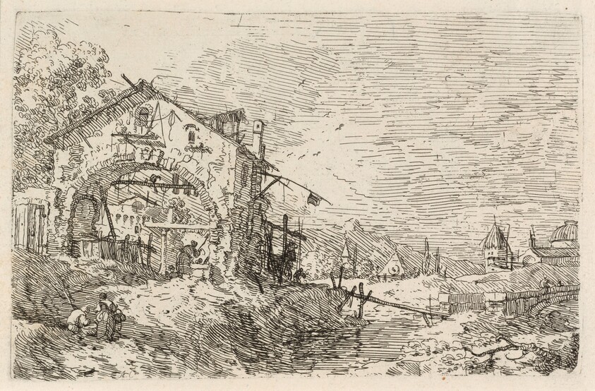 Landscape with a Woman at a Well