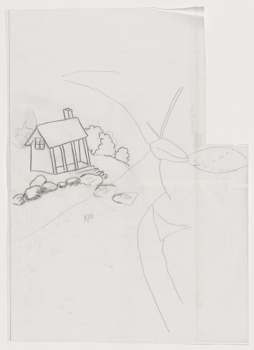 Pontchartrain [preparatory drawing for panel D]