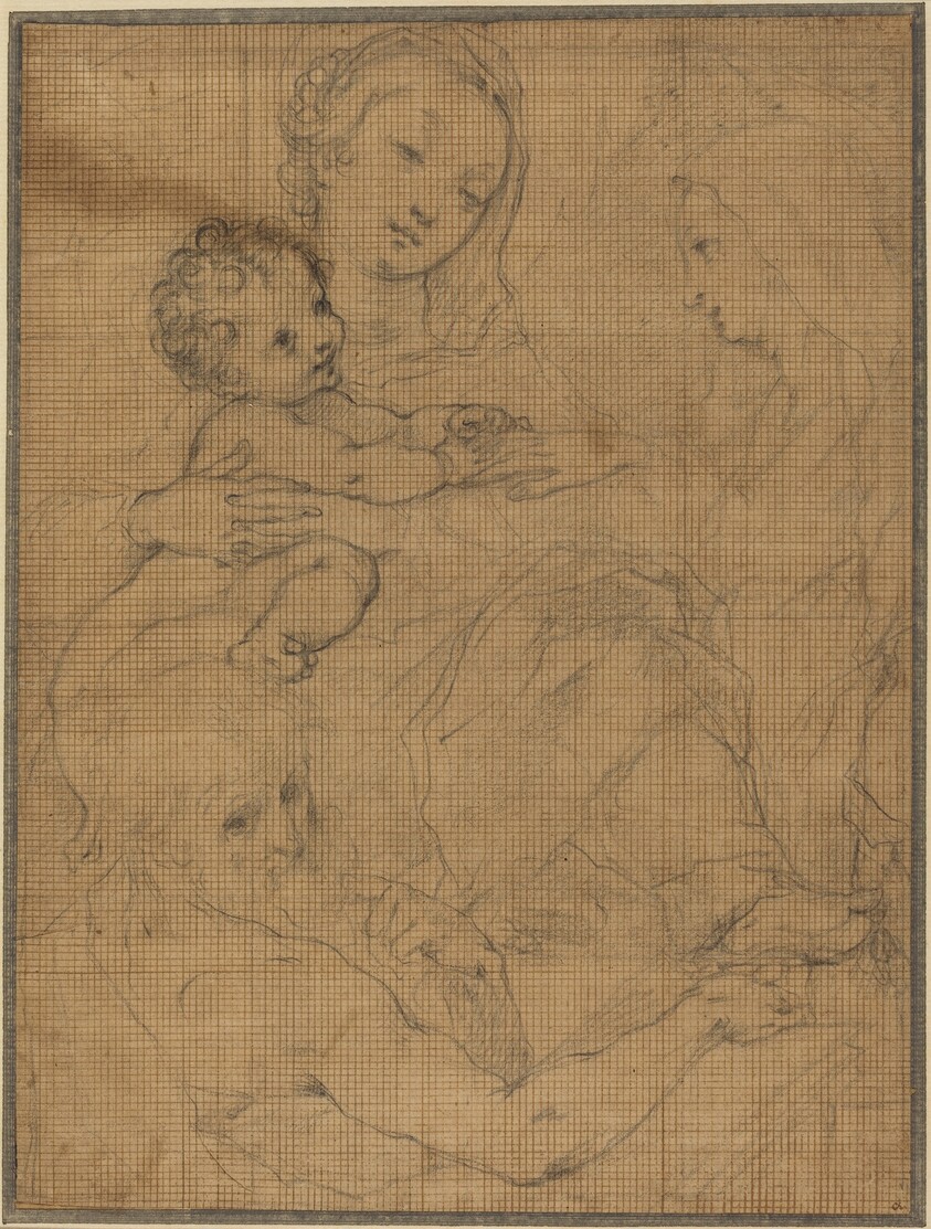 Mystic Marriage of Saint Catherine with Saint Jerome