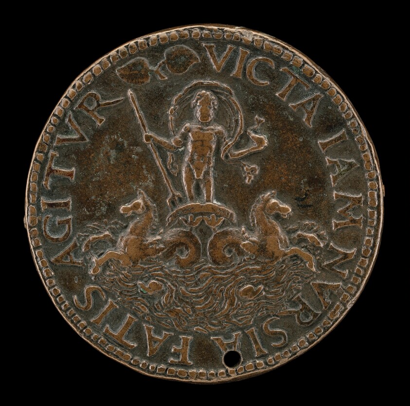 Neptune in a Sea-Car [reverse]