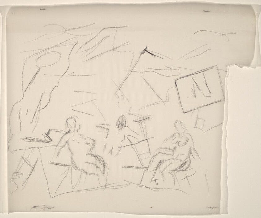 Seascape with Three Figures