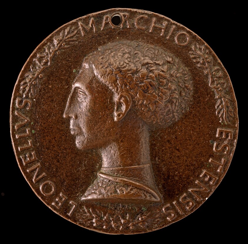 Leonello d'Este, 1407-1450, Marquess of Ferrara 1441 [obverse]