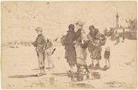 En route pour la pêche (Setting Out to Fish), John Singer Sargent, 1878