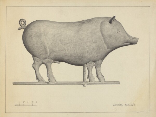 Pig Weather Vane