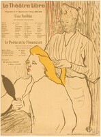 The Hairdresser - Program for the Theatre-Libre (Le coiffeur - Programme du Théatre-Libre), Henri de Toulouse-Lautrec, 1893