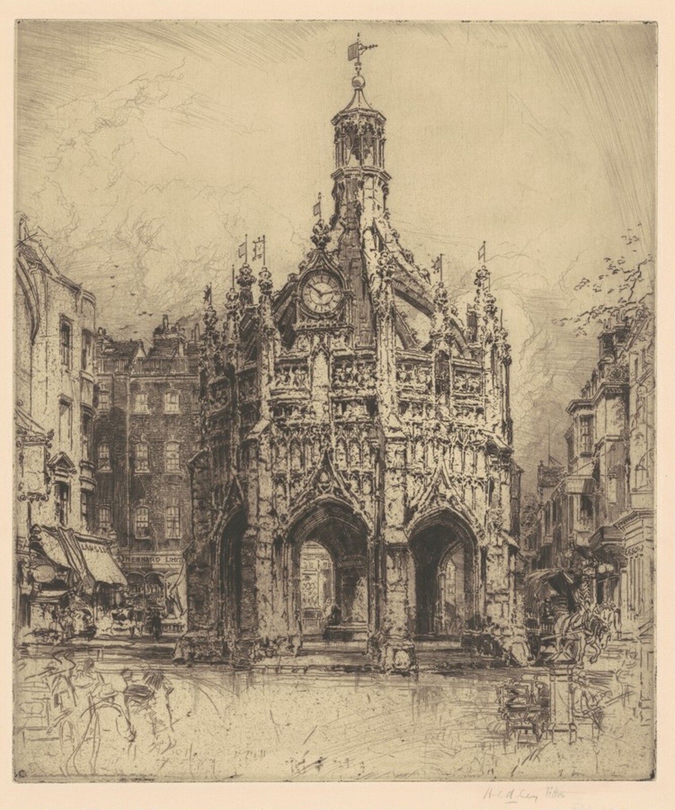 Chichester Cross, Hedley Fitton, 1926