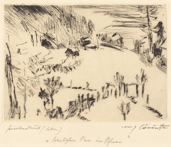 Walchensee im Winter (Walchensee in Winter)