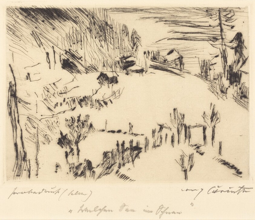 Walchensee im Winter (Walchensee in Winter)