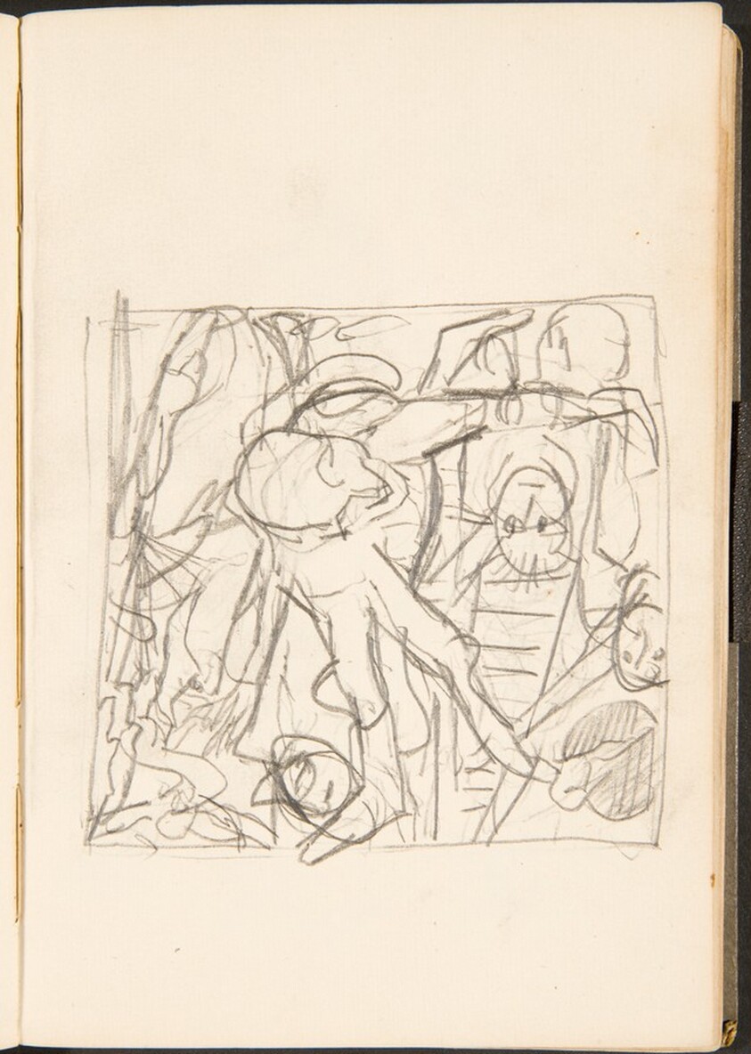 Mehrfigurige Kompositionsskizze (Figural Sketch) [p. 27]
