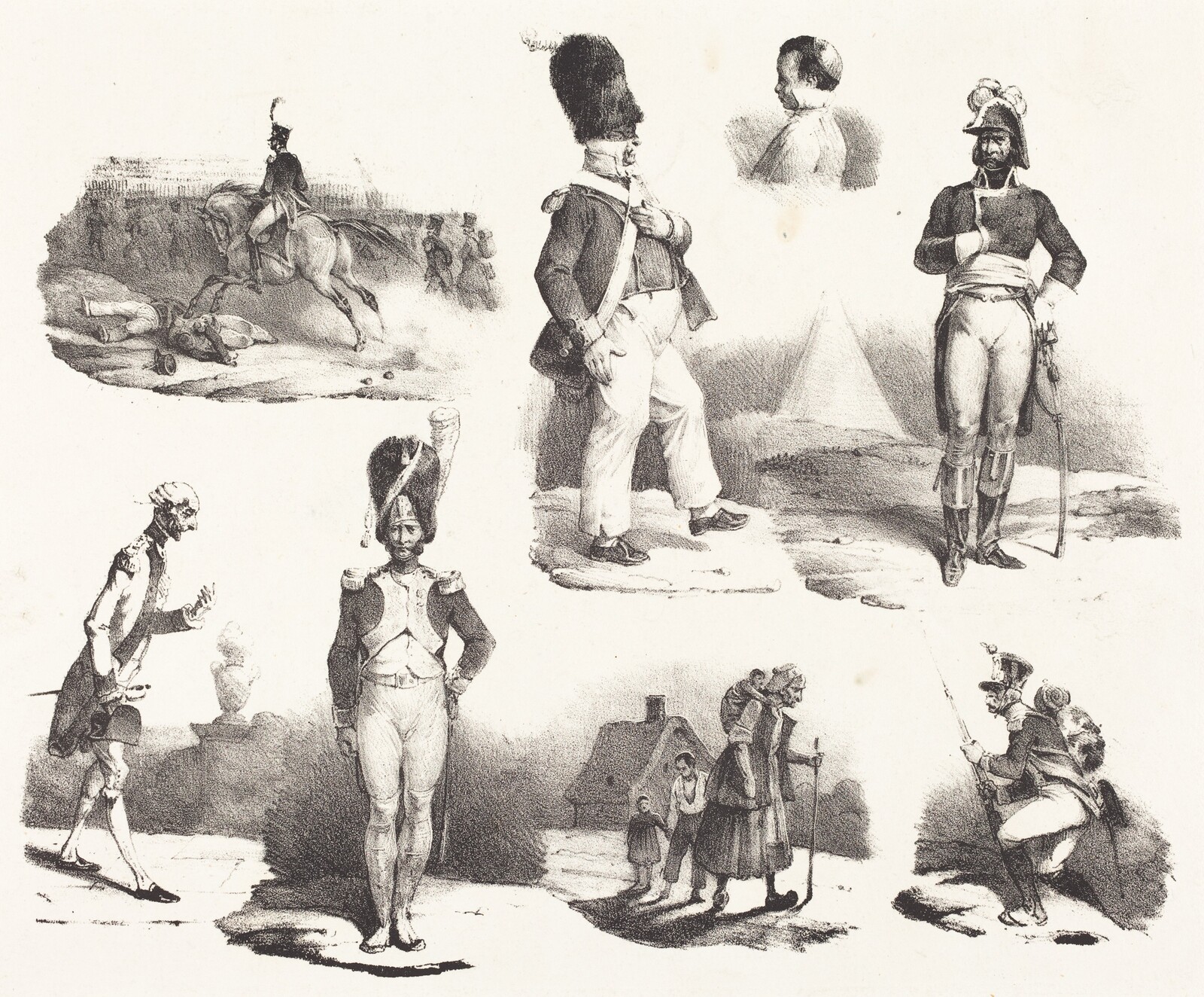 Eight Vignettes, Hippolyte Bellangé