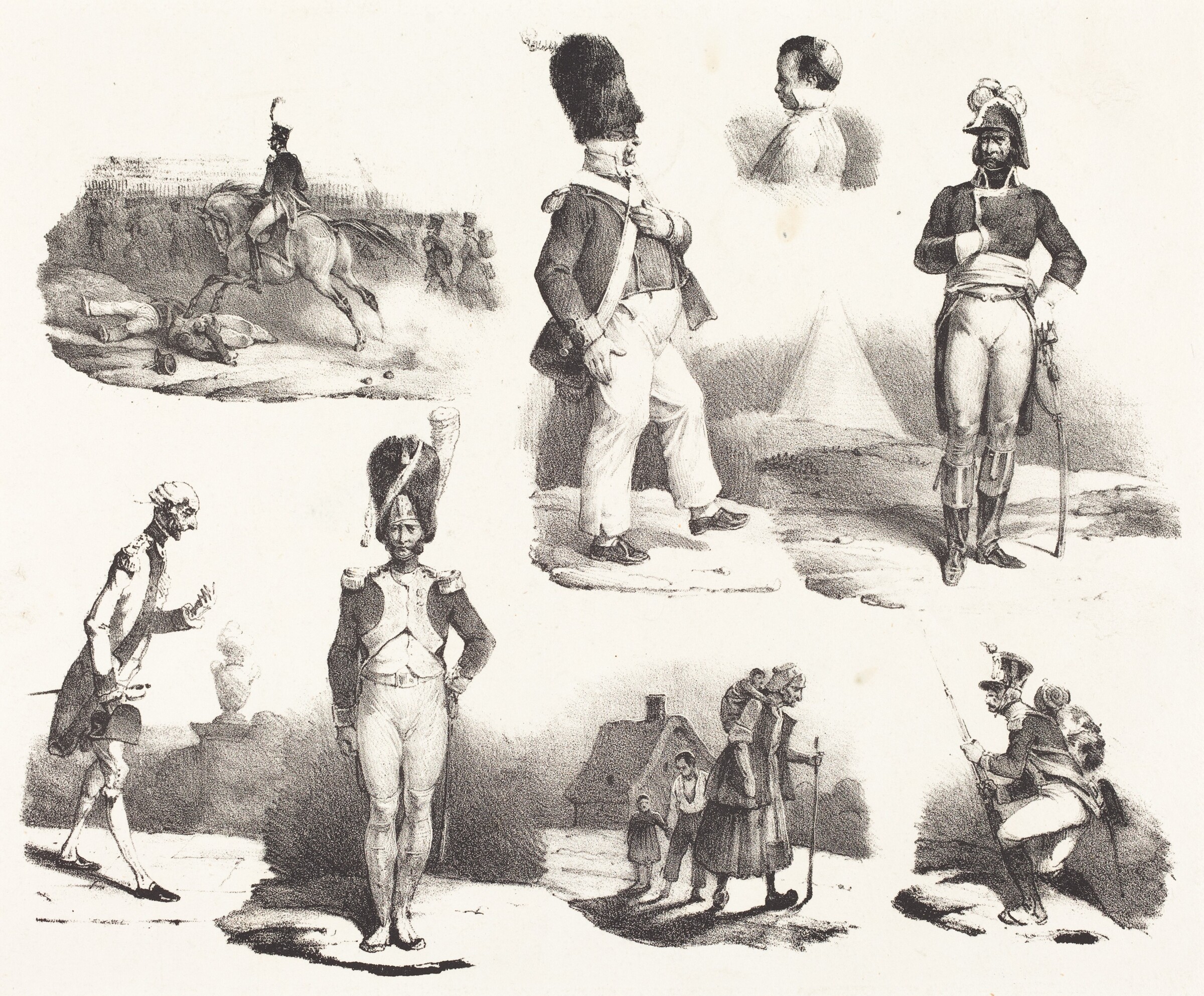Eight Vignettes, Hippolyte Bellangé