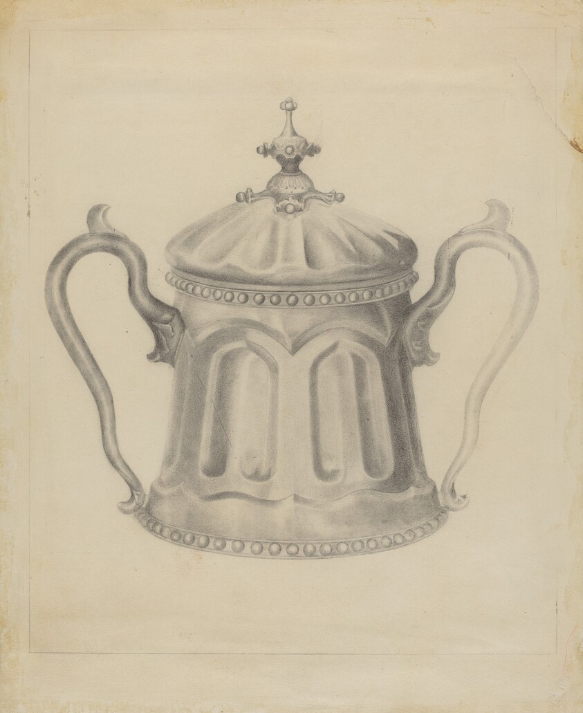 Pewter Sugar Bowl